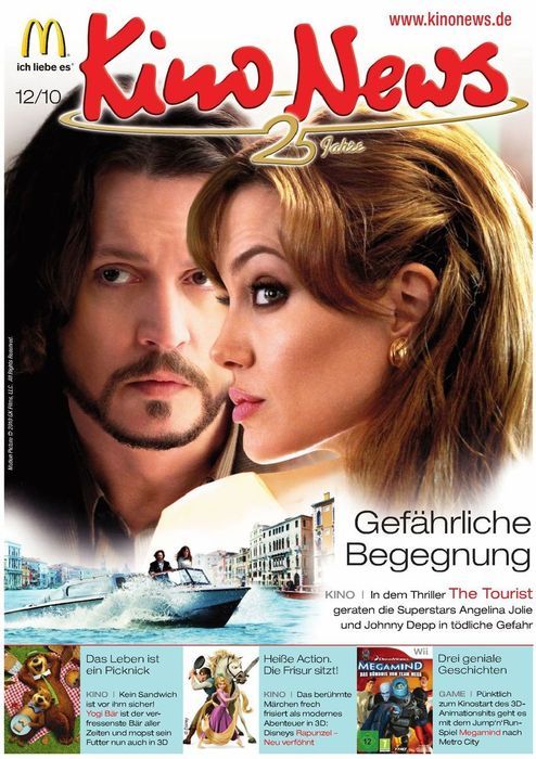 KINO NEWS magazine side cover December 2010