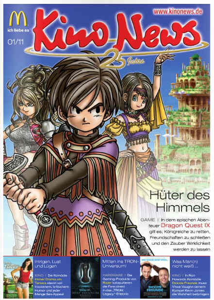 KINO NEWS magazine side cover January 2011