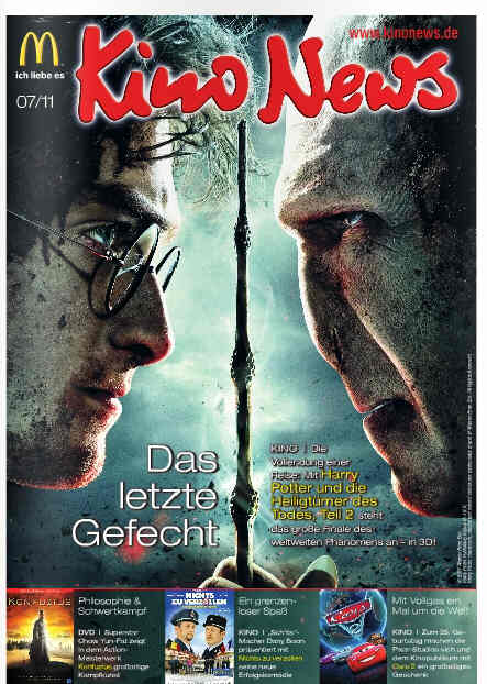 KINO NEWS magazine side cover July 2011