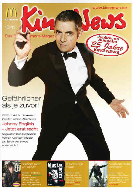 KINO NEWS magazine side cover October 2011