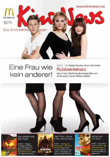 KINO NEWS magazine side cover December 2011
