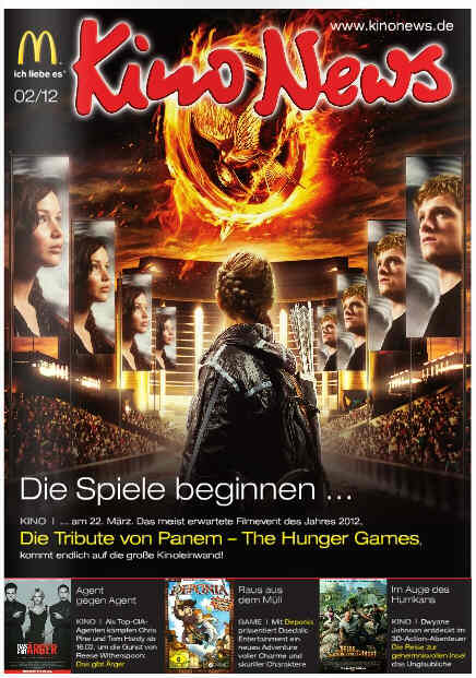 KINO NEWS magazine side cover February 2012