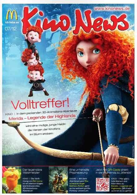 KINO NEWS magazine side cover July 2012