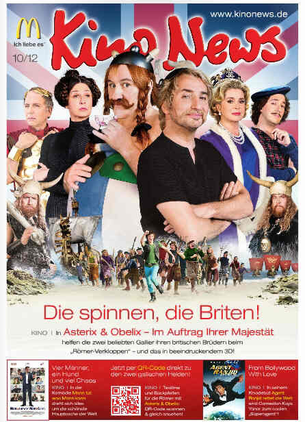 KINO NEWS magazine side cover October 2012