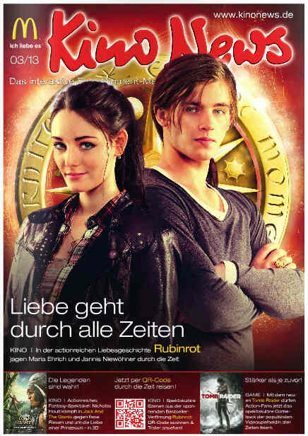 KINO NEWS magazine side cover March 2013