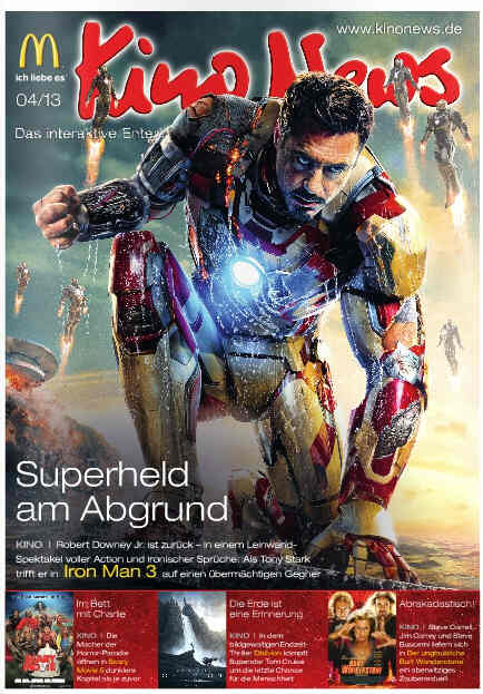 KINO NEWS magazine side cover April 2013