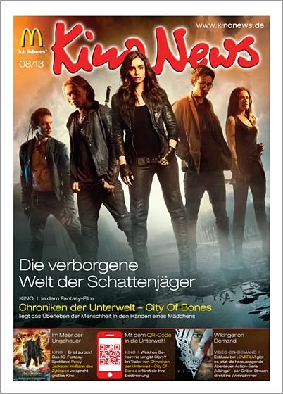 KINO NEWS magazine side cover August 2013