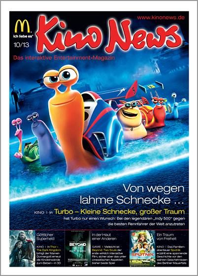 KINO NEWS magazine side cover October 2013