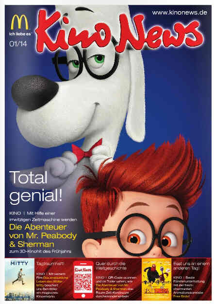 KINO NEWS magazine side cover January 2014