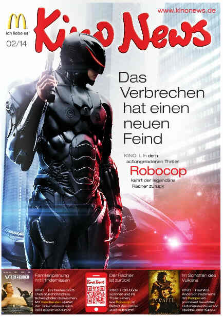 KINO NEWS magazine side cover February 2014