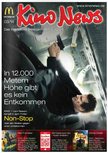 KINO NEWS magazine side cover March 2014