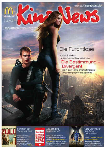KINO NEWS magazine side cover April 2014