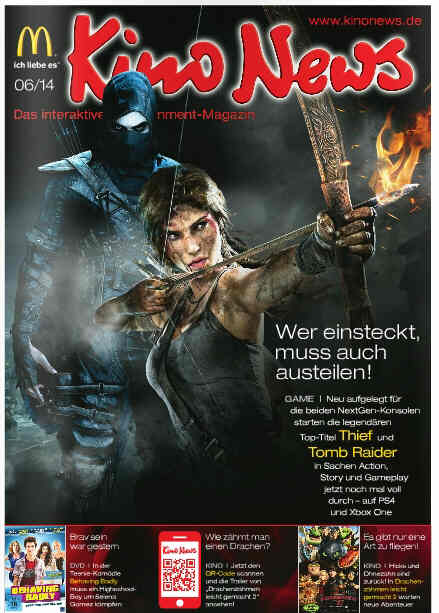 KINO NEWS magazine side cover June 2014
