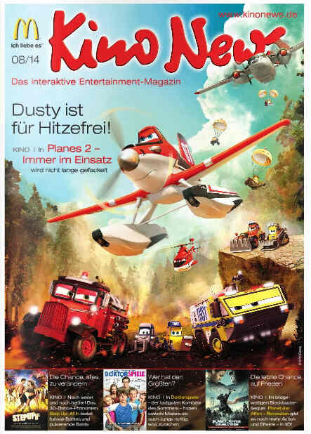 KINO NEWS magazine side cover August 2014
