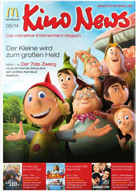KINO NEWS magazine side cover September 2014