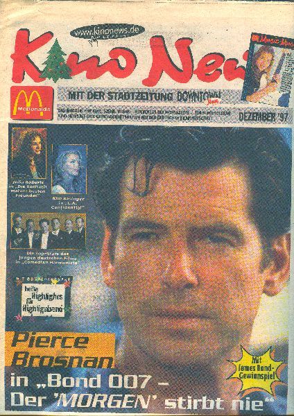 KINO NEWS magazine side cover December 1997