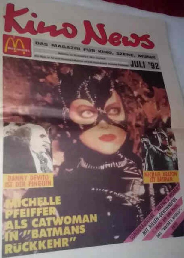 KINO NEWS magazine side cover  July 1992