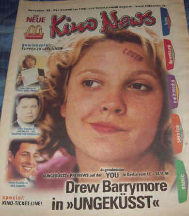 KINO NEWS magazine side cover November 1999
