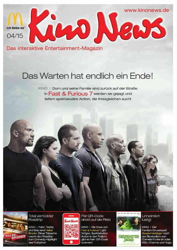 KINO NEWS magazine side cover April 2015
