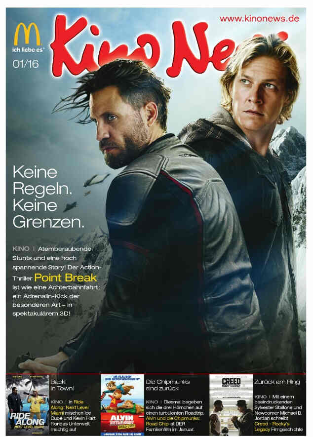 KINO NEWS magazine side cover January 2016