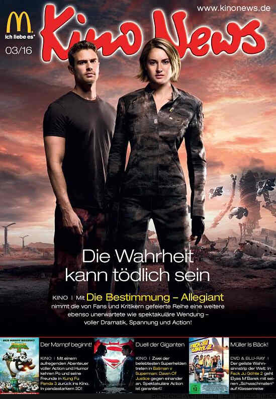 KINO NEWS magazine side cover March 2016