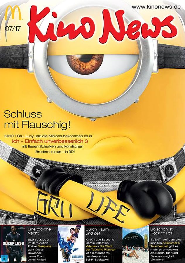 KINO NEWS magazine side cover  July 2017