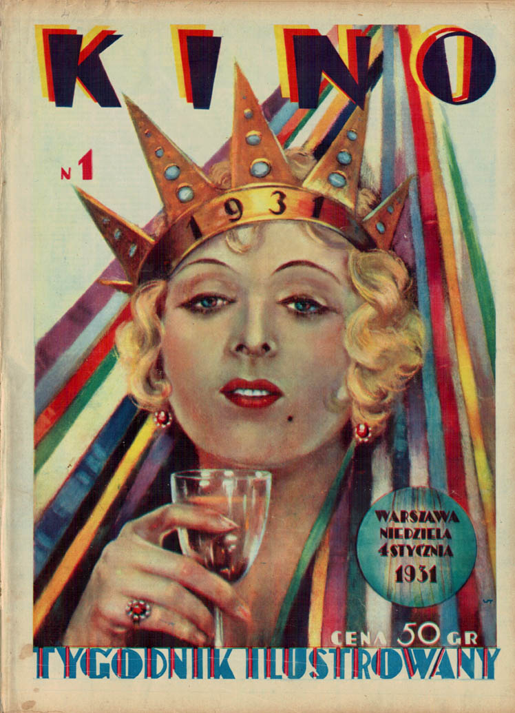 KINO TYGODNIK ILUSTROWANY magazine side cover Issue 1 4 January 1931