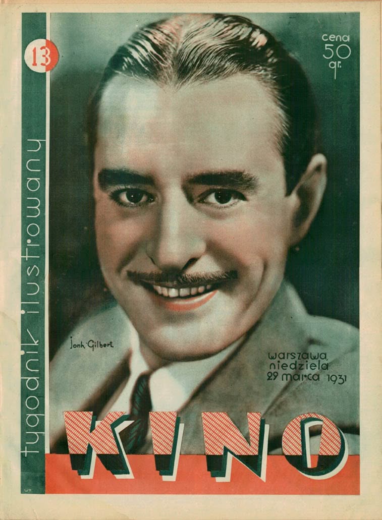 KINO TYGODNIK ILUSTROWANY magazine side cover Issue 13 29 March 1931