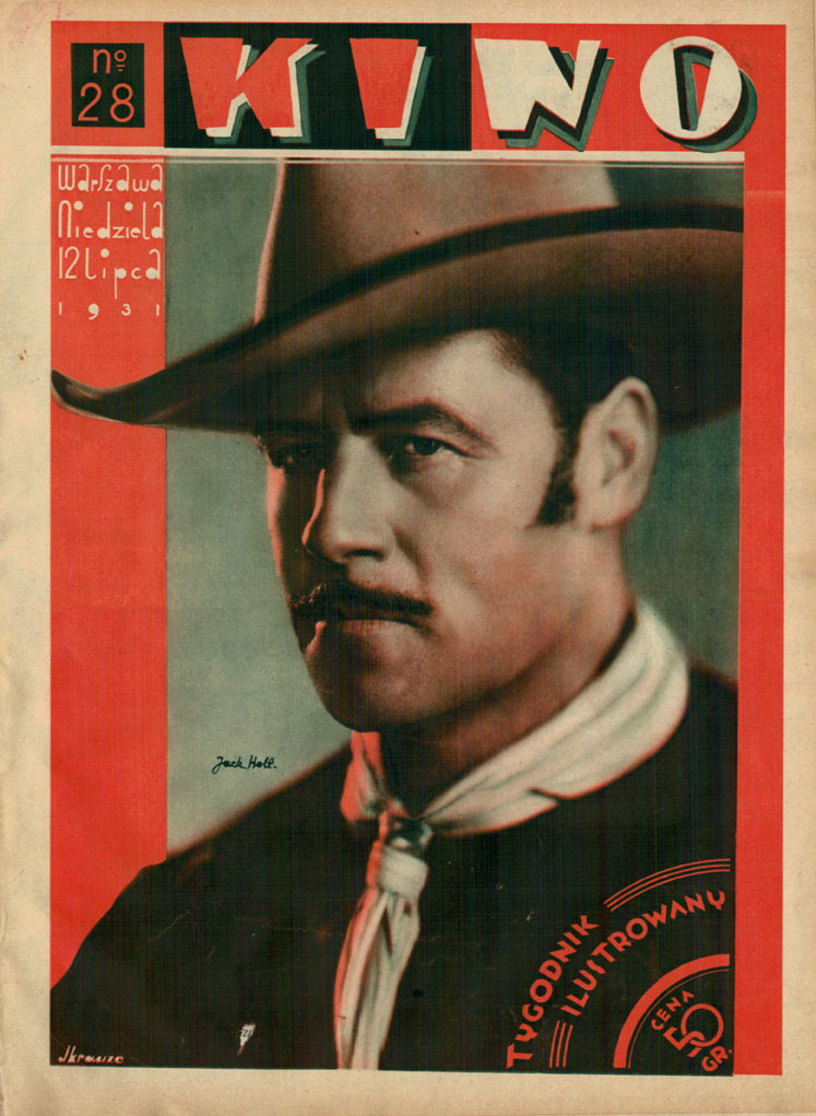 KINO TYGODNIK ILUSTROWANY magazine side cover Issue 28 12 July 1931