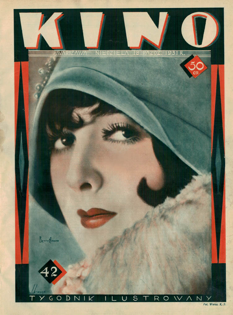 KINO TYGODNIK ILUSTROWANY magazine side cover Issue 42 18 October 1931
