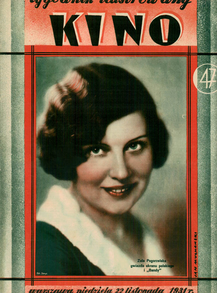 KINO TYGODNIK ILUSTROWANY magazine side cover Issue 47 22 November 1931