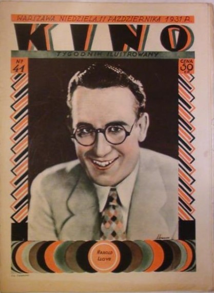 KINO TYGODNIK ILUSTROWANY magazine side cover Issue 41   1931