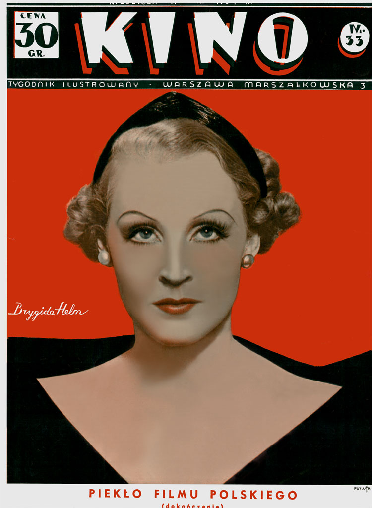 KINO TYGODNIK ILUSTROWANY magazine side cover Issue 33 19 August 1934