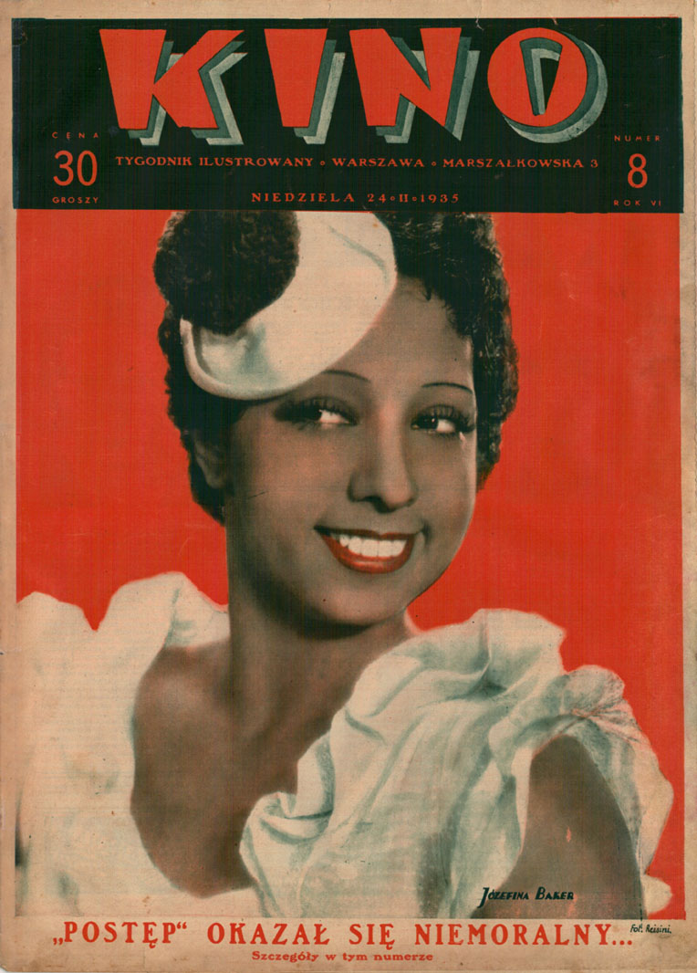 KINO TYGODNIK ILUSTROWANY magazine side cover Issue 8 24 February 1935