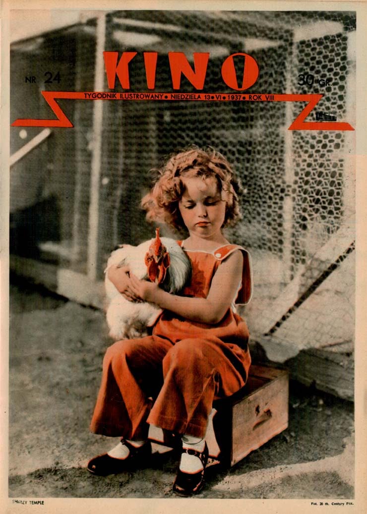 KINO TYGODNIK ILUSTROWANY magazine side cover Issue 24 13 June 1937