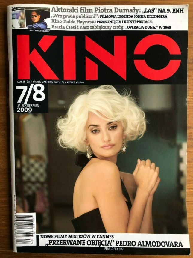KINO (Po) magazine side cover  July/August 2009