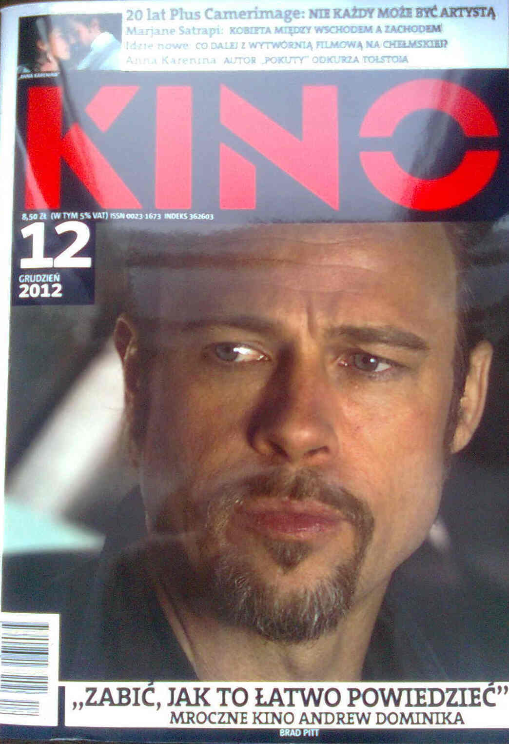 KINO (Po) magazine side cover December 2012