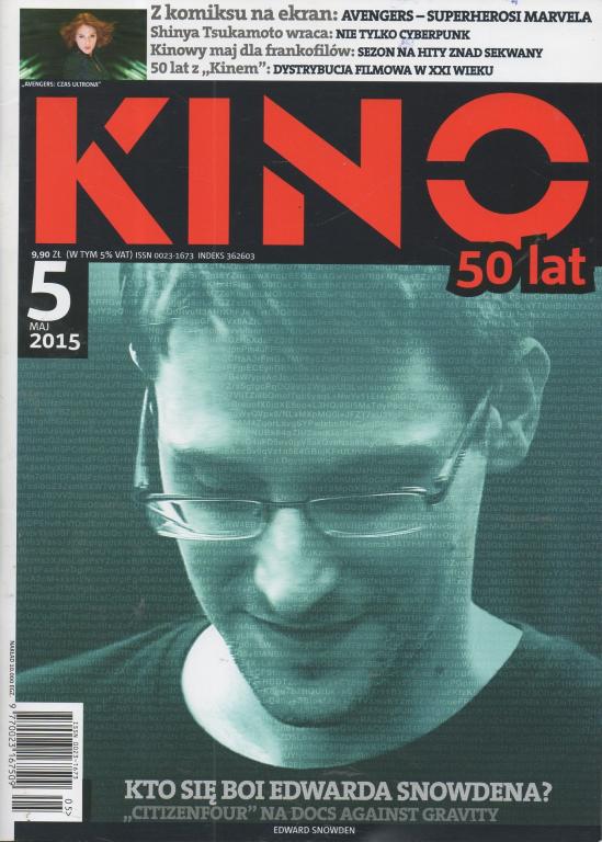 KINO (Po) magazine side cover May 2015