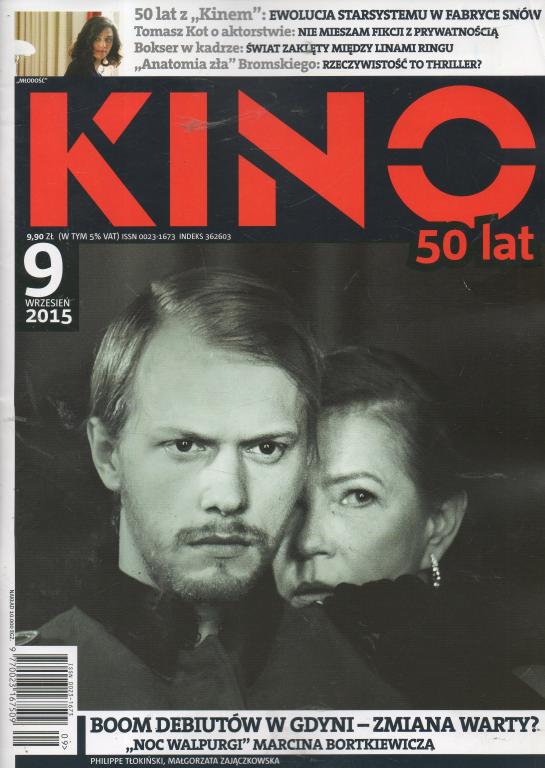 KINO (Po) magazine side cover September 2015