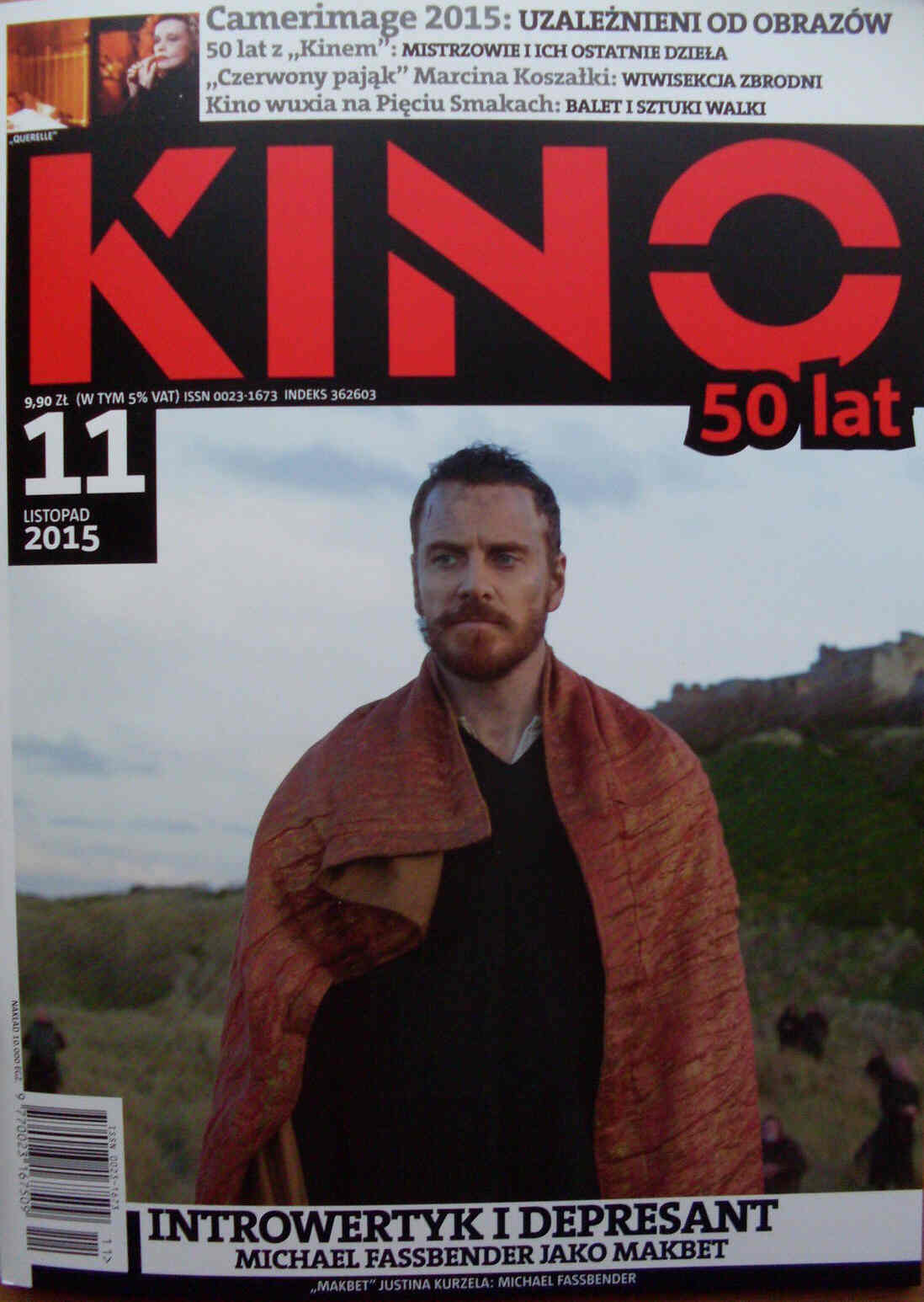 KINO (Po) magazine side cover November 2015