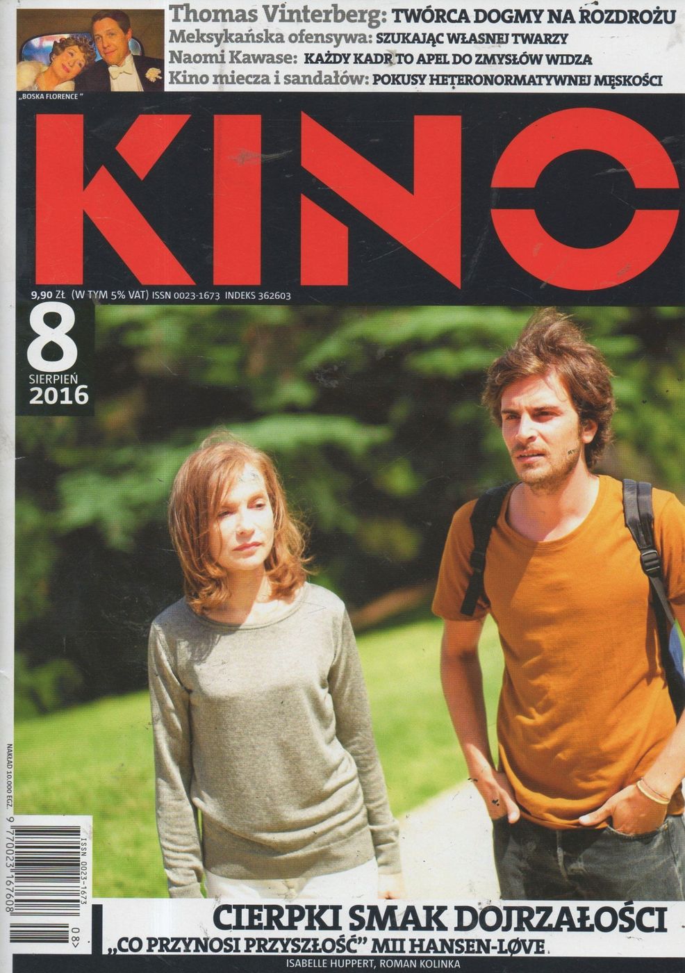 KINO (Po) magazine side cover August 2016