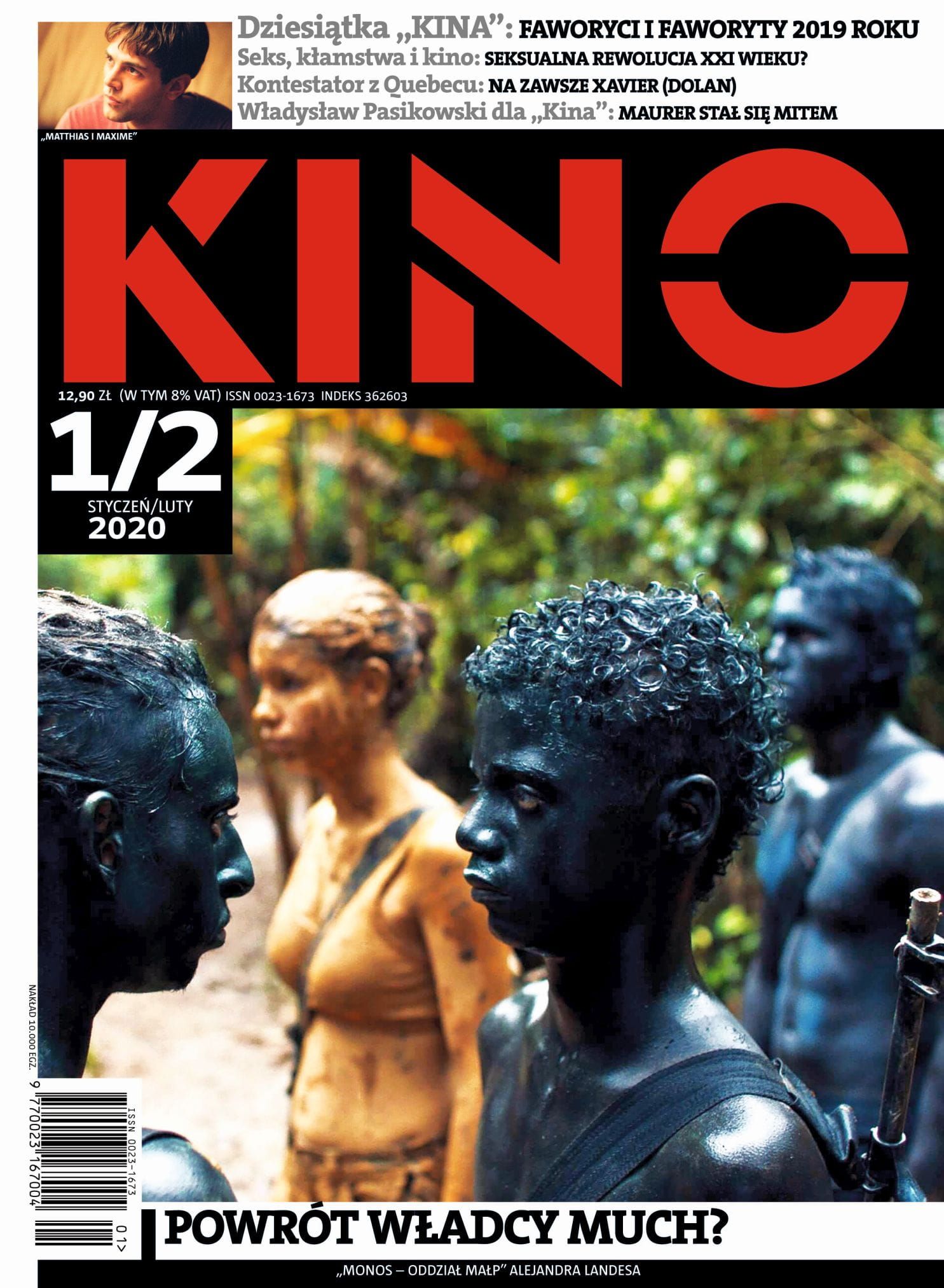 KINO (Po) magazine side cover  January/February 2020