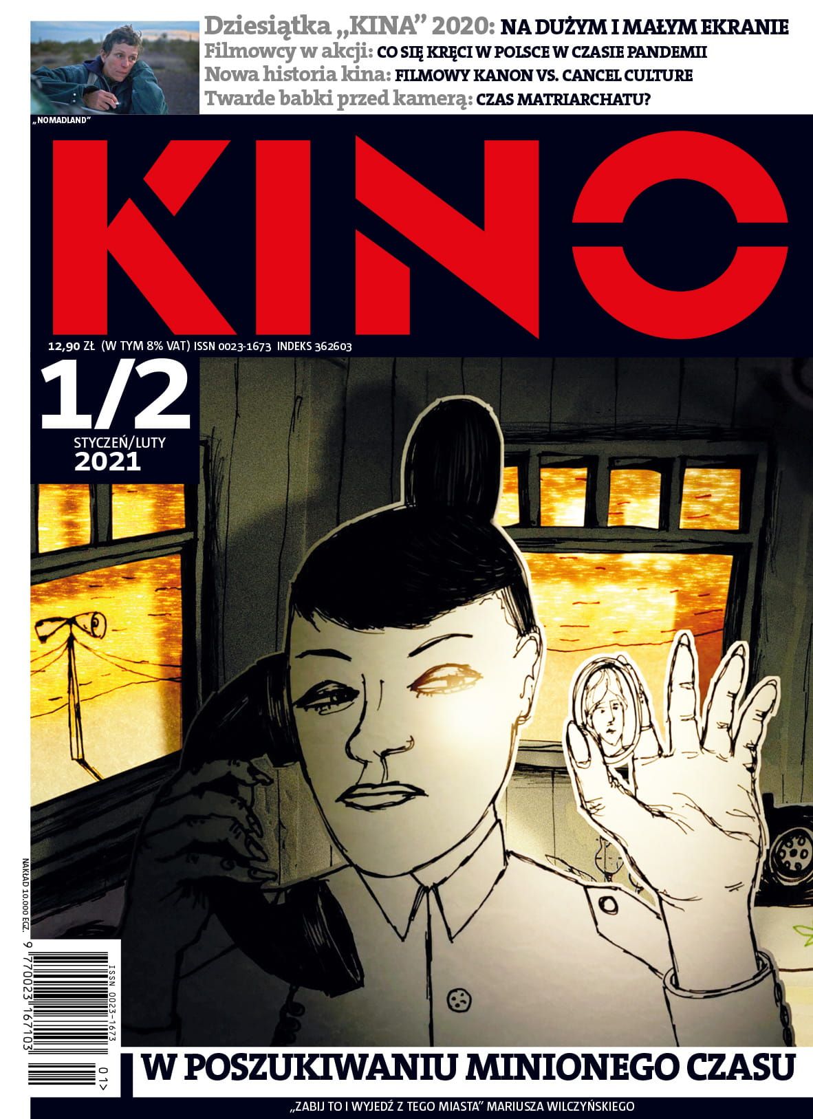 KINO (Po) magazine side cover  January/February 2021