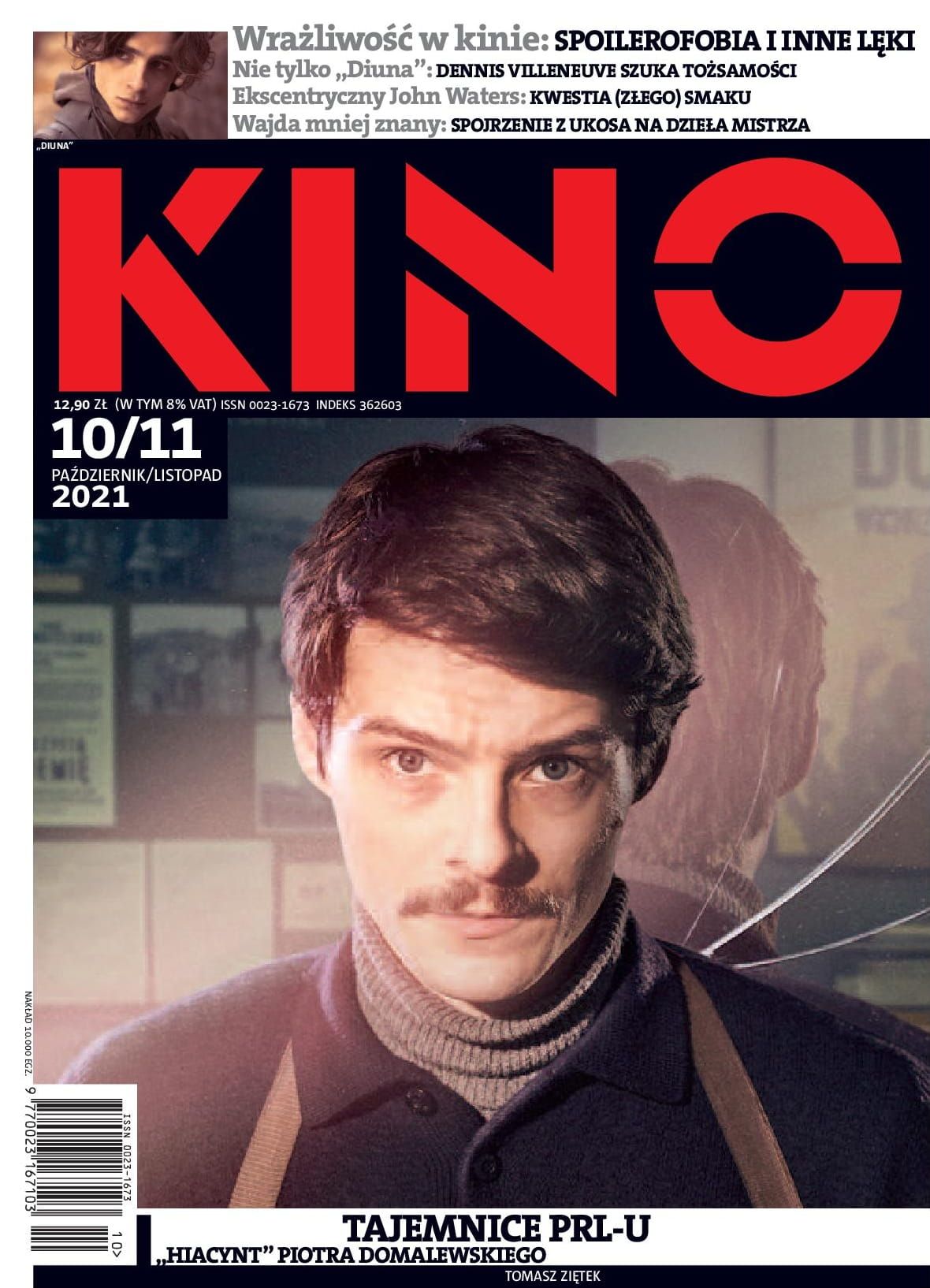 KINO (Po) magazine side cover  October/November 2021