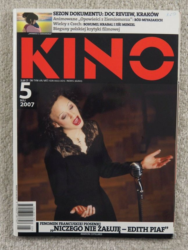 KINO (Po) magazine side cover  May 2007