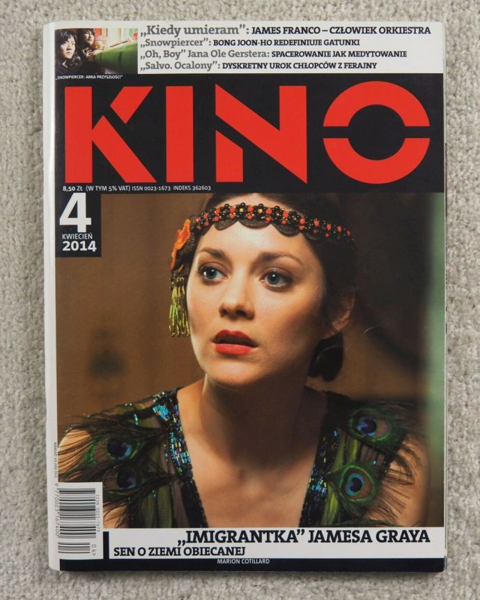 KINO (Po) magazine side cover  April 2014