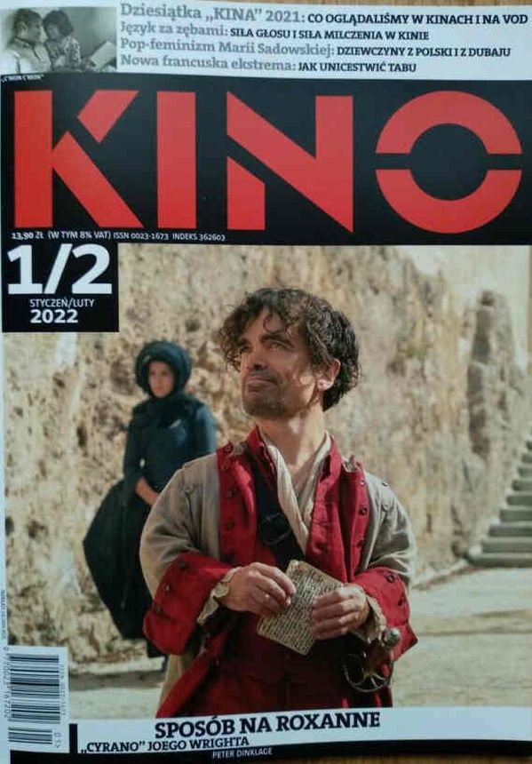KINO (Po) magazine side cover  January/February 2022