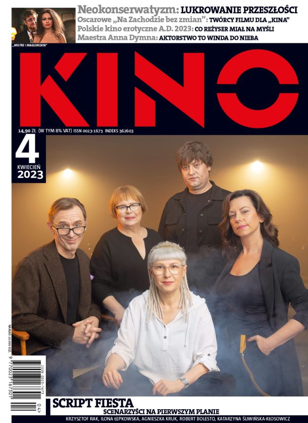 KINO (Po) magazine side cover  April 2023