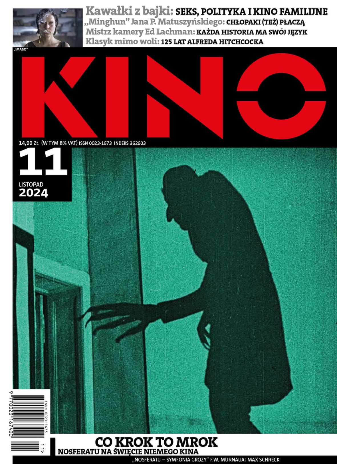 KINO (Po) magazine side cover  November 2024