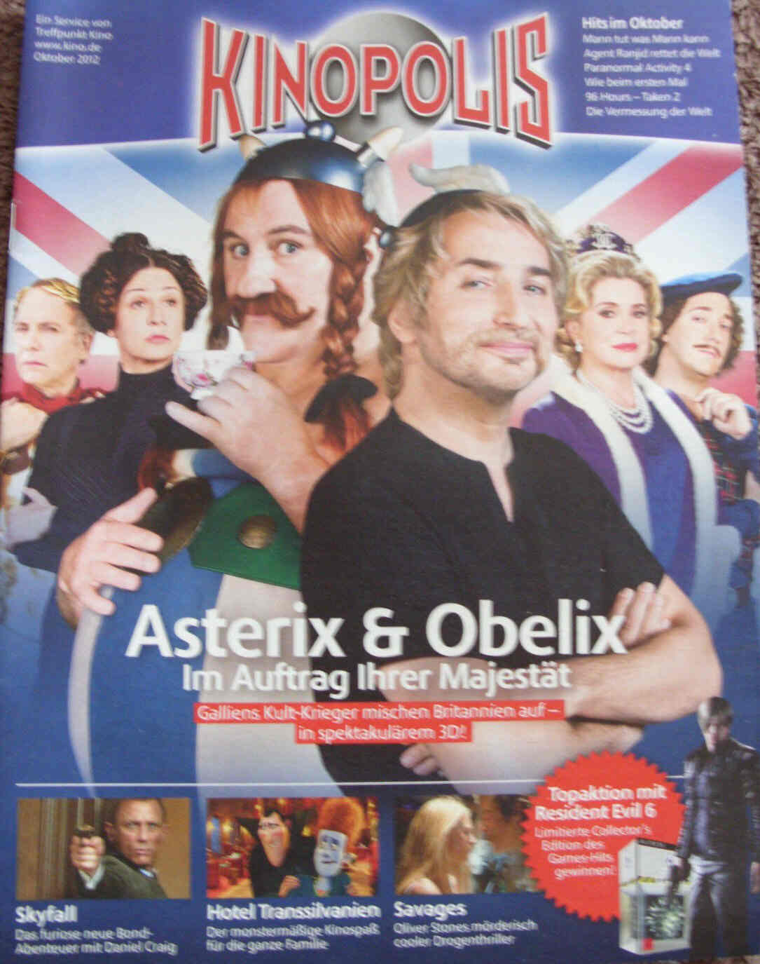 KINOPOLIS magazine side cover October 2012